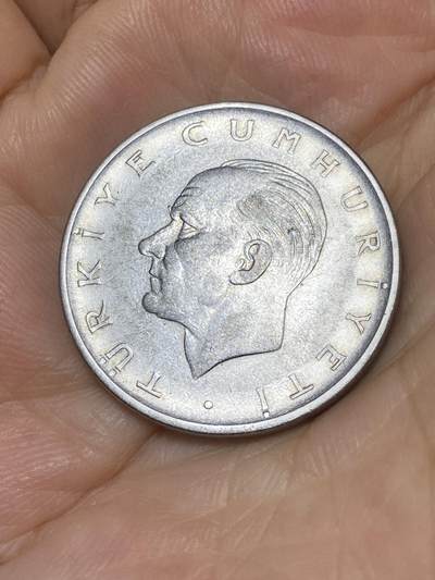 2025年第七十九场(总第一百零五场）外国好品散币(免佣金) 土耳其🇹🇷1960年1里拉(第二版，8克版)