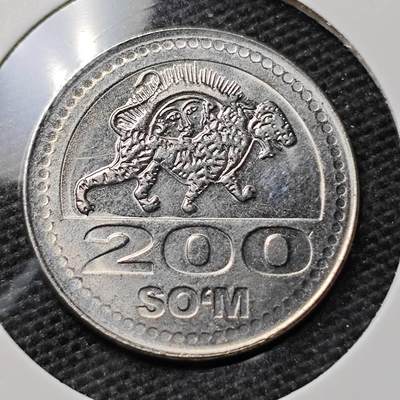 KK钱币收藏小铺 第320期 2月预留时间 周末发货 - 乌兹别克斯坦200索姆 
