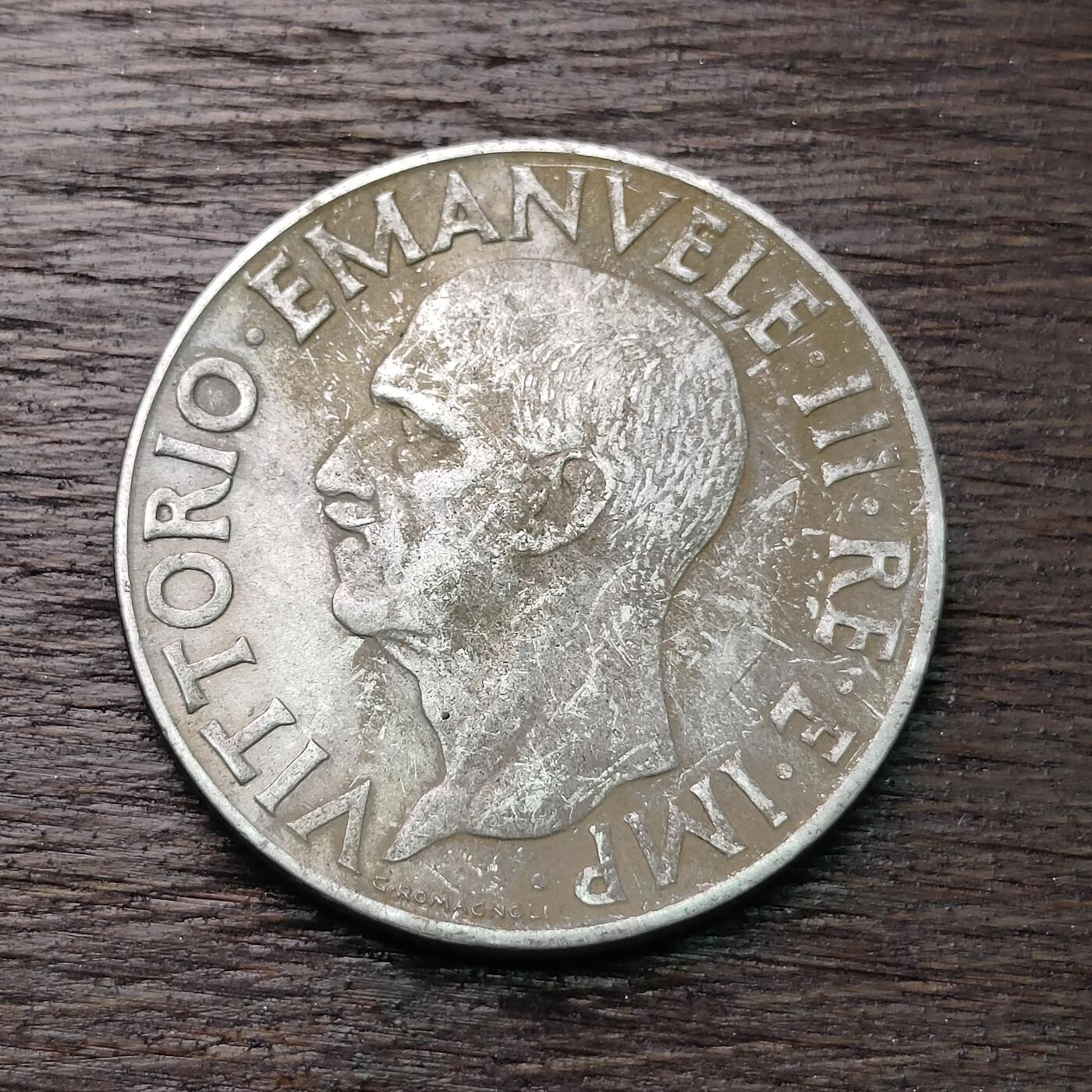 【铜匠收藏】★第126场★散币场，无佣金，30包邮。不满30元，支付5元运费。《接受代拍 代送NGC评级》 意大利 1939年 1里拉镍币