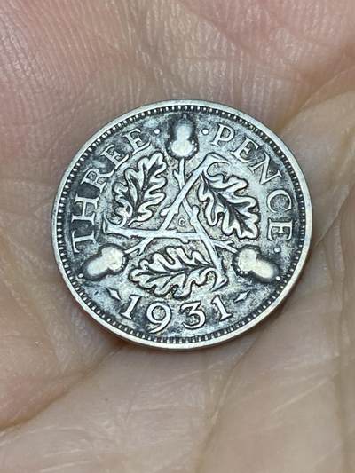 2025年第七十九场(总第一百零五场）外国好品散币(免佣金) - 英国🇬🇧1931年3便士银币(乔治五世第四版)