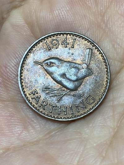 2025年第七十九场(总第一百零五场）外国好品散币(免佣金) - 英国🇬🇧1941年1法新(乔治六世第一版，印度皇帝版)