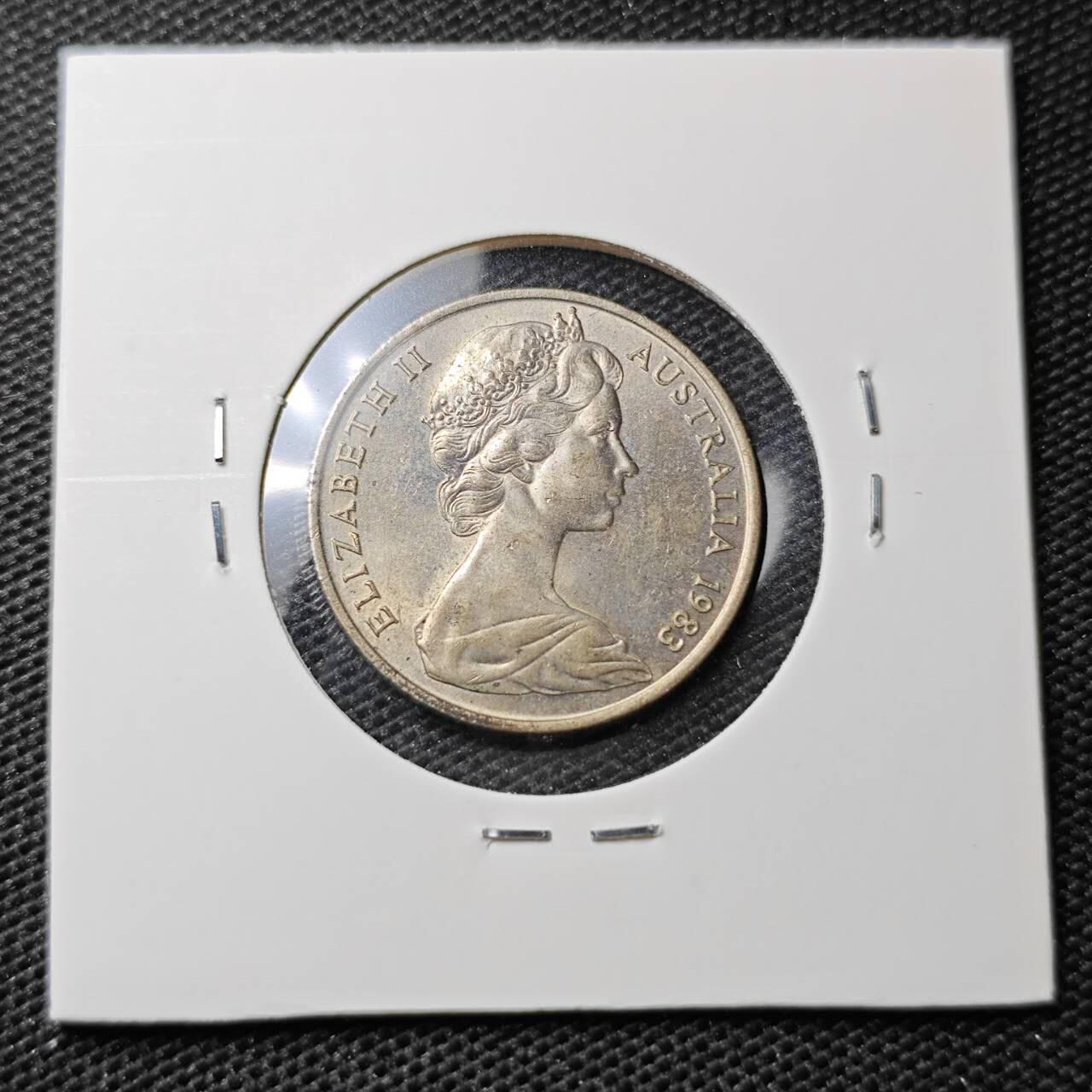 KK钱币收藏小铺 第321期 2月预留时间 周末发货  1983澳大利亚10分 好品