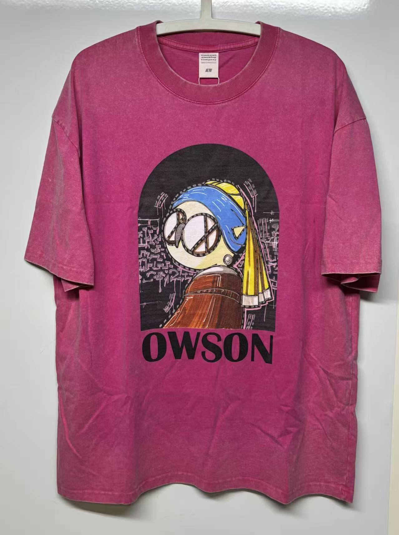 零元拍：艺术家 WAIWAI  OWSON 品牌260克重磅潮流Oversize T恤L码拍品为L码，颜色以实物为准