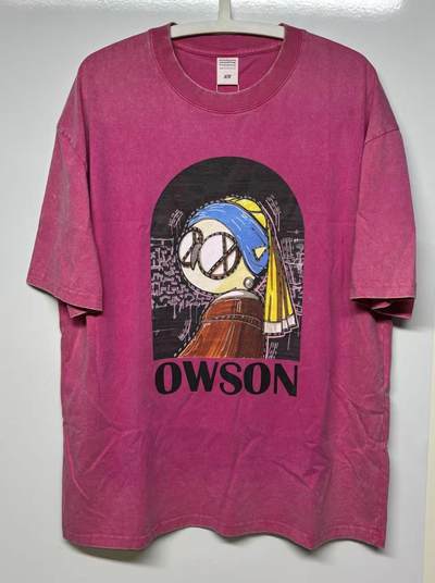 零元拍：艺术家 WAIWAI  OWSON 品牌260克重磅潮流Oversize T恤L码拍品为L码，颜色以实物为准 - 零元拍：艺术家 WAIWAI  OWSON 品牌260克重磅潮流Oversize T恤L码拍品为L码，颜色以实物为准