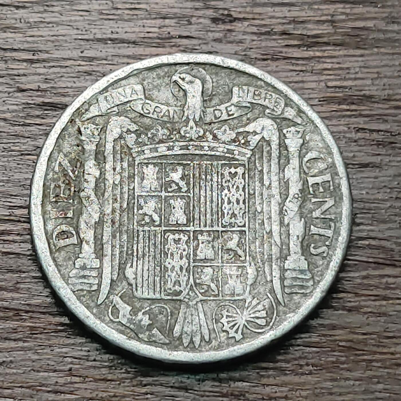 【铜匠收藏】★第127场★散币场，无佣金，30包邮。不满30元，支付5元运费。《接受代拍 代送NGC评级》 西班牙 10分 1940年 骑士 铝币