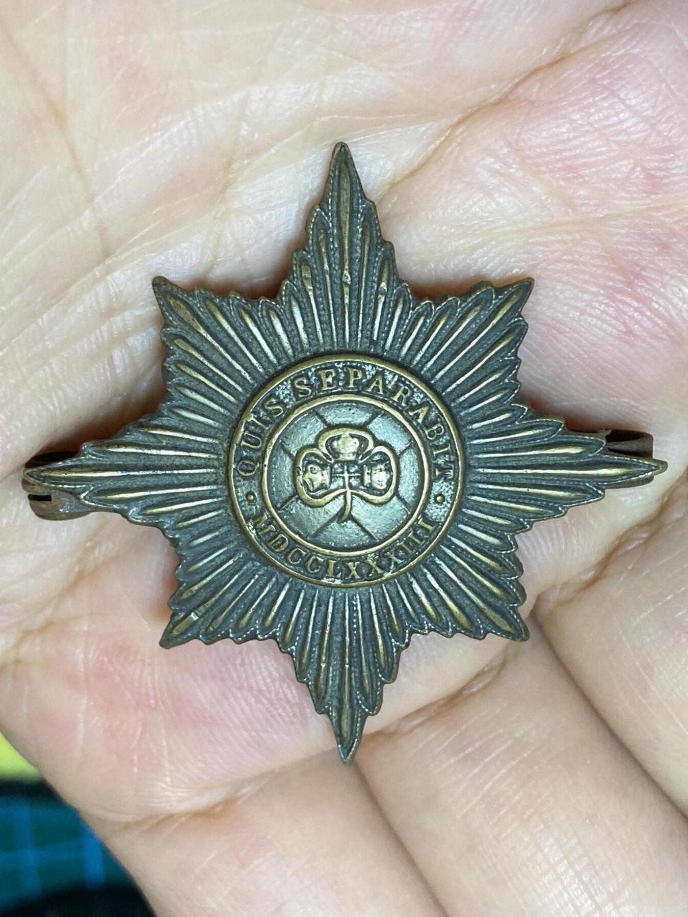 2025年第七十九场(总第一百零五场）外国好品散币(免佣金) 英国🇬🇧1783年铜徽章1枚(拉丁铭文:谁能分开我们，圣帕特里克骑士团徽章)