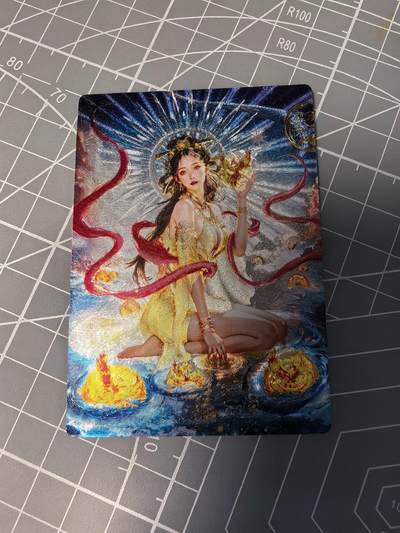 奇点卡牌 第八场 放大镜品控勿拍 卡牌出厂品质 不包厂瑕 拒绝小号顶价 感谢支持 - 奇点卡牌 玄灵谱 宗 粗闪羲和