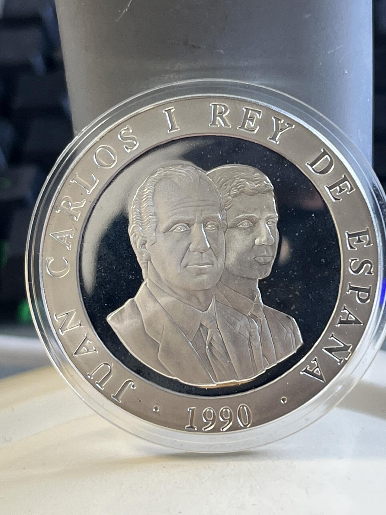 第171期拍卖【长期征集拍品】 西班牙1992年巴塞罗那奥运精制纪念银币4枚，925银，26.7克*4，有氧化