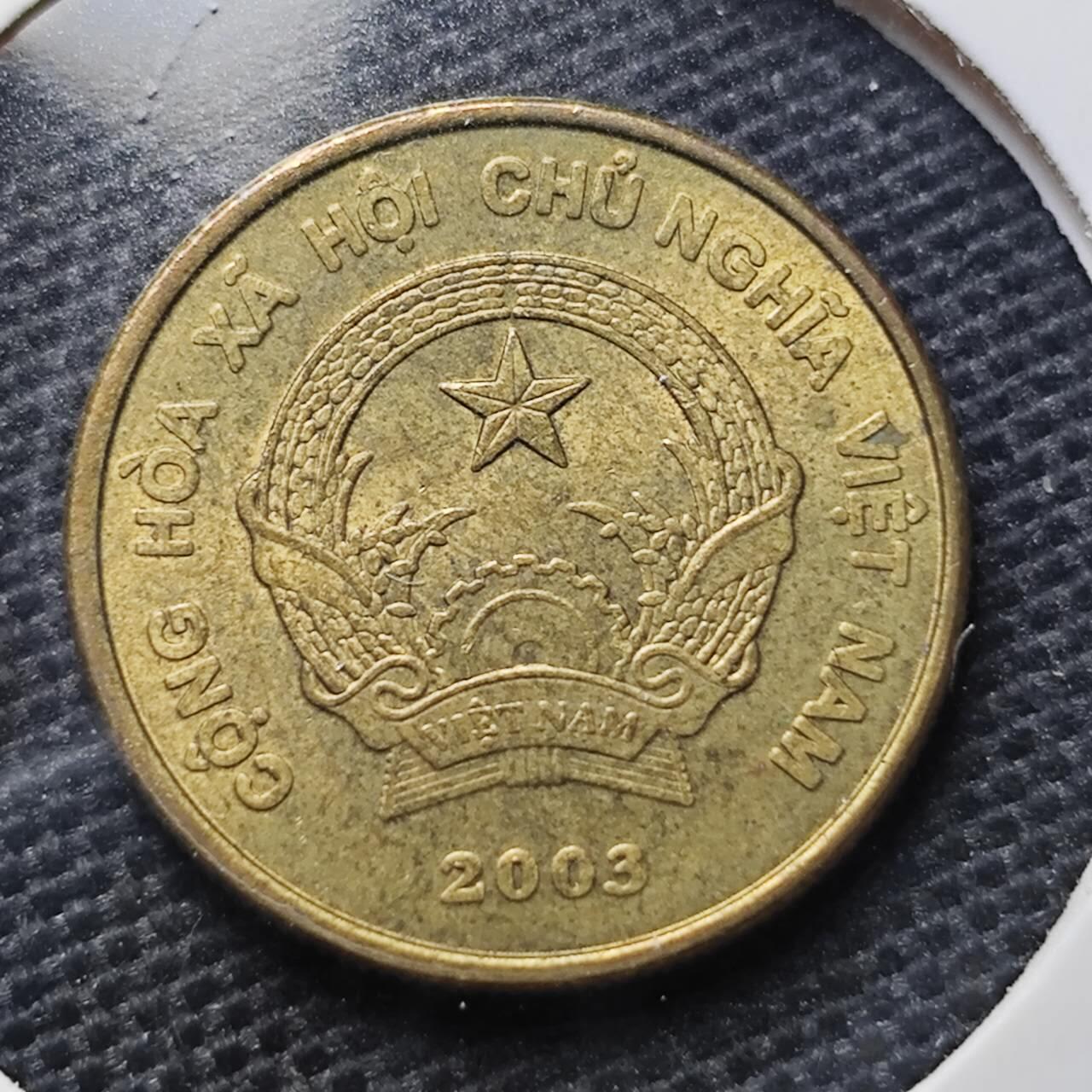 KK钱币收藏小铺 第323期 2月预留时间 周末发货 2003越南1000盾 
