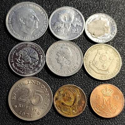 泉币菌-第81场-精品福利场 散币 9枚