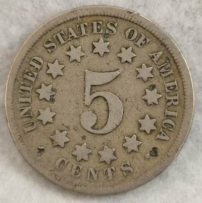 G&W世界散币，银币处理专场（第27场） - 美国1869年5分