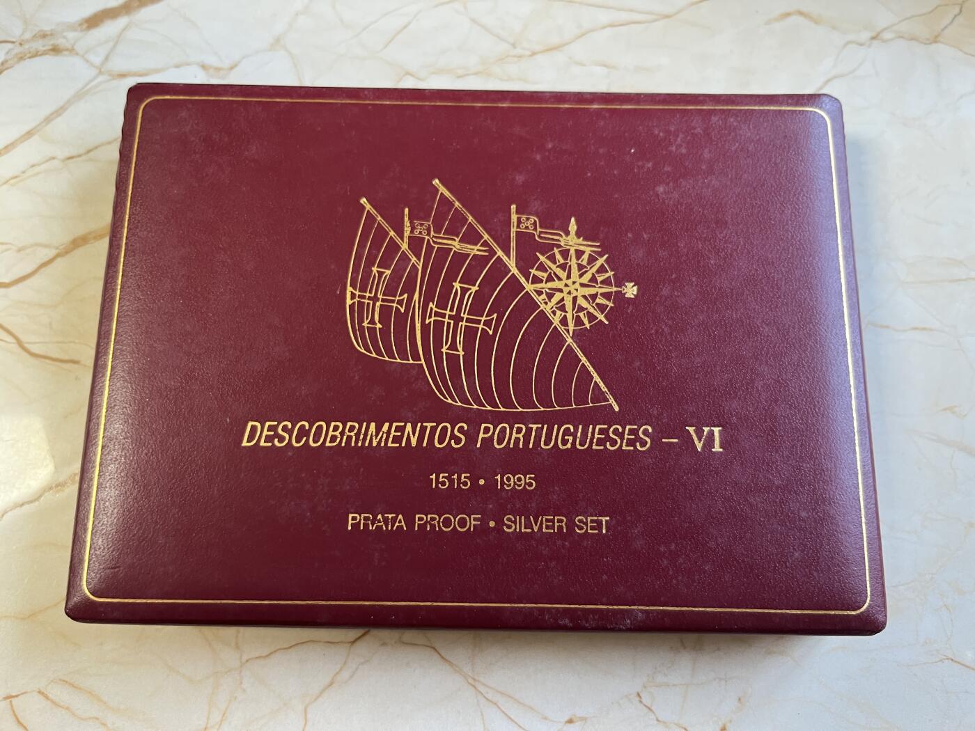 第172期拍卖【长期征集拍品】 葡萄牙1995年航海发现系列精制版纪念银币4枚套装，925银，26.5克*4枚