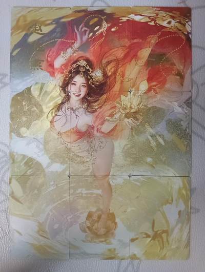 花开卡拍第34期（8月17号周日截拍，品控勿拍!!!拍品不寄存，运费5元，自制卡难免瑕疵，可能存在轻微撞角爆边等出厂瑕疵，品控介意勿拍！） - 燎原 刷子人间传 赵飞燕 九拼