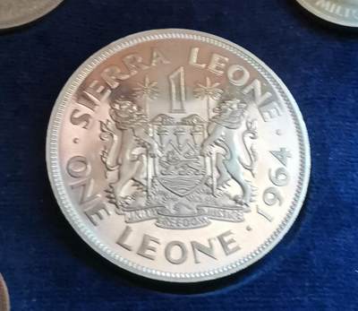 瓶子🏺第203期拍卖会  塞拉利昂1964年精制套币  6枚套原盒