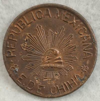 G&W世界散币，银币处理专场（第27场） - 墨西哥1915年5分  内战币
