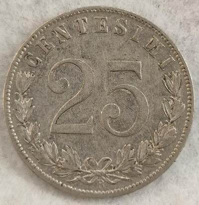 G&W世界散币，银币处理专场（第27场） - 意大利1902年25分 