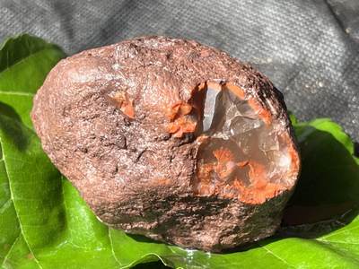 零元拍：南红玛瑙手把石，凉山联合料。约259克，半斤多重的大料，料形完整，冰飘果冻飘花非常漂亮，纯天然，独一无二的（天然原石不可避免有瑕疵，裂纹，介意勿拍）因为拍照环境以及光线的变化，颜色以实物为准。成品很美丽，原石亦魅力无穷。 - 零元拍：南红玛瑙手把石，凉山联合料。约259克，半斤多重的大料，料形完整，冰飘果冻飘花非常漂亮，纯天然，独一无二的（天然原石不可避免有瑕疵，裂纹，介意勿拍）因为拍照环境以及光线的变化，颜色以实物为准。成品很美丽，原石亦魅力无穷。