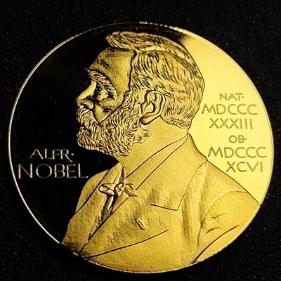 泉币菌-第81场-精品福利场 纪念章 诺贝尔生理学或医学奖 40×3mm 纪念品