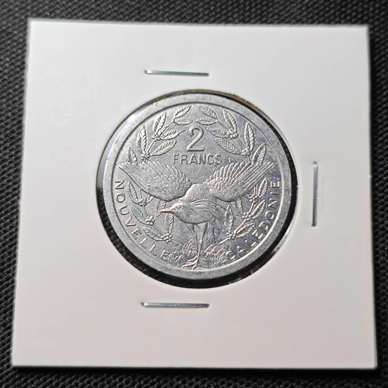 KK钱币收藏小铺 第321期 2月预留时间 周末发货  1983法属新喀里多尼亚2法郎