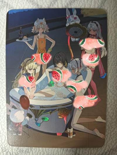 花开卡拍第34期（8月17号周日截拍，品控勿拍!!!拍品不寄存，运费5元，自制卡难免瑕疵，可能存在轻微撞角爆边等出厂瑕疵，品控介意勿拍！） - 次元鉴赏满300赠卡 艺术版 彩闪