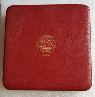 瓶子🏺第203期拍卖会  塞拉利昂1964年精制套币  6枚套原盒