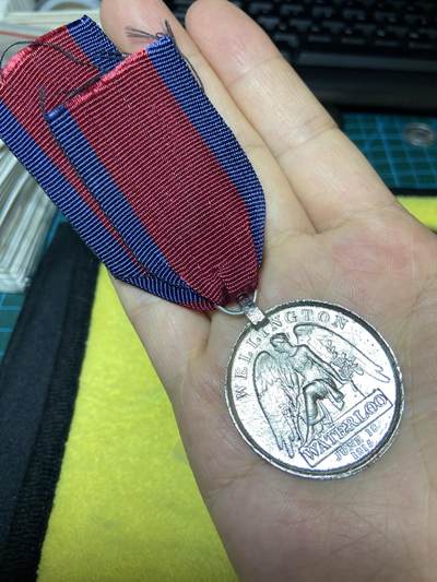 2025年第七十九场(总第一百零五场）外国好品散币(免佣金) 滑铁卢战役纪念章1枚(纪念威灵顿公爵指挥滑铁卢战役胜利)