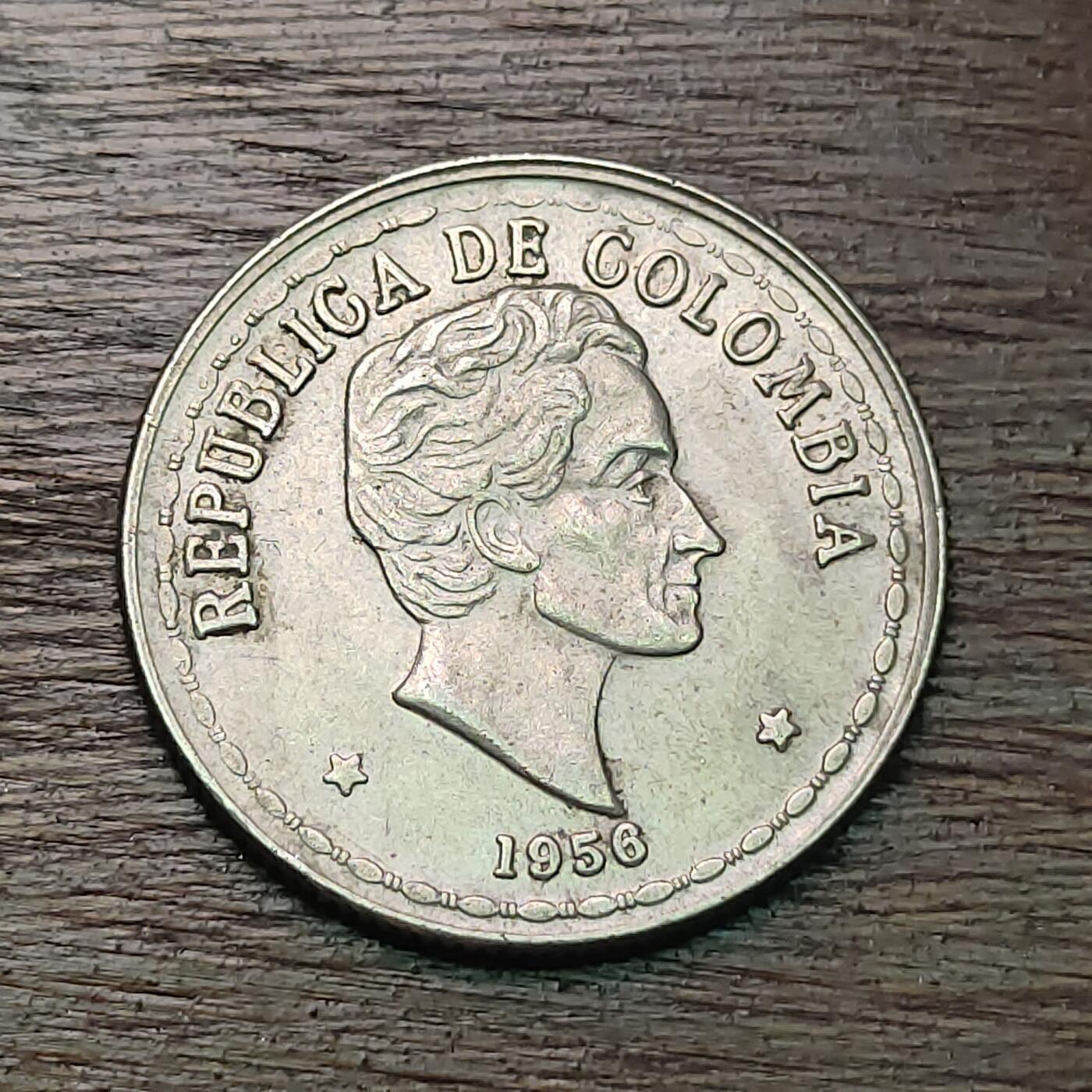 【铜匠收藏】★第127场★散币场，无佣金，30包邮。不满30元，支付5元运费。《接受代拍 代送NGC评级》 哥伦比亚 1956年 20分