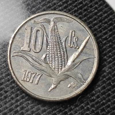 KK钱币收藏小铺 第322期 2月预留时间 周末发货 - 1977墨西哥10分 玉米 细节不错