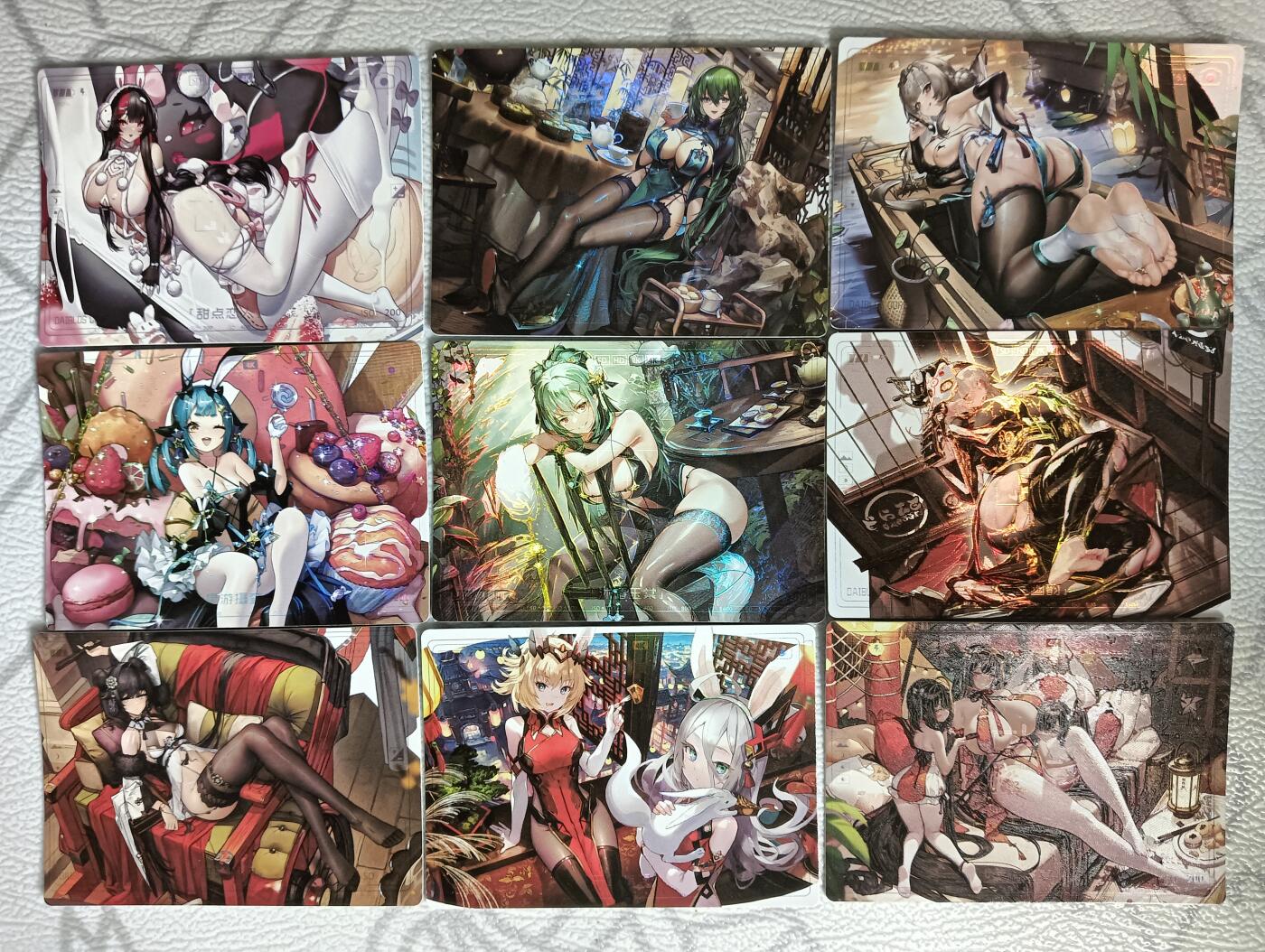 花开卡拍第34期（8月17号周日截拍，品控勿拍!!!拍品不寄存，运费5元，自制卡难免瑕疵，可能存在轻微撞角爆边等出厂瑕疵，品控介意勿拍！）