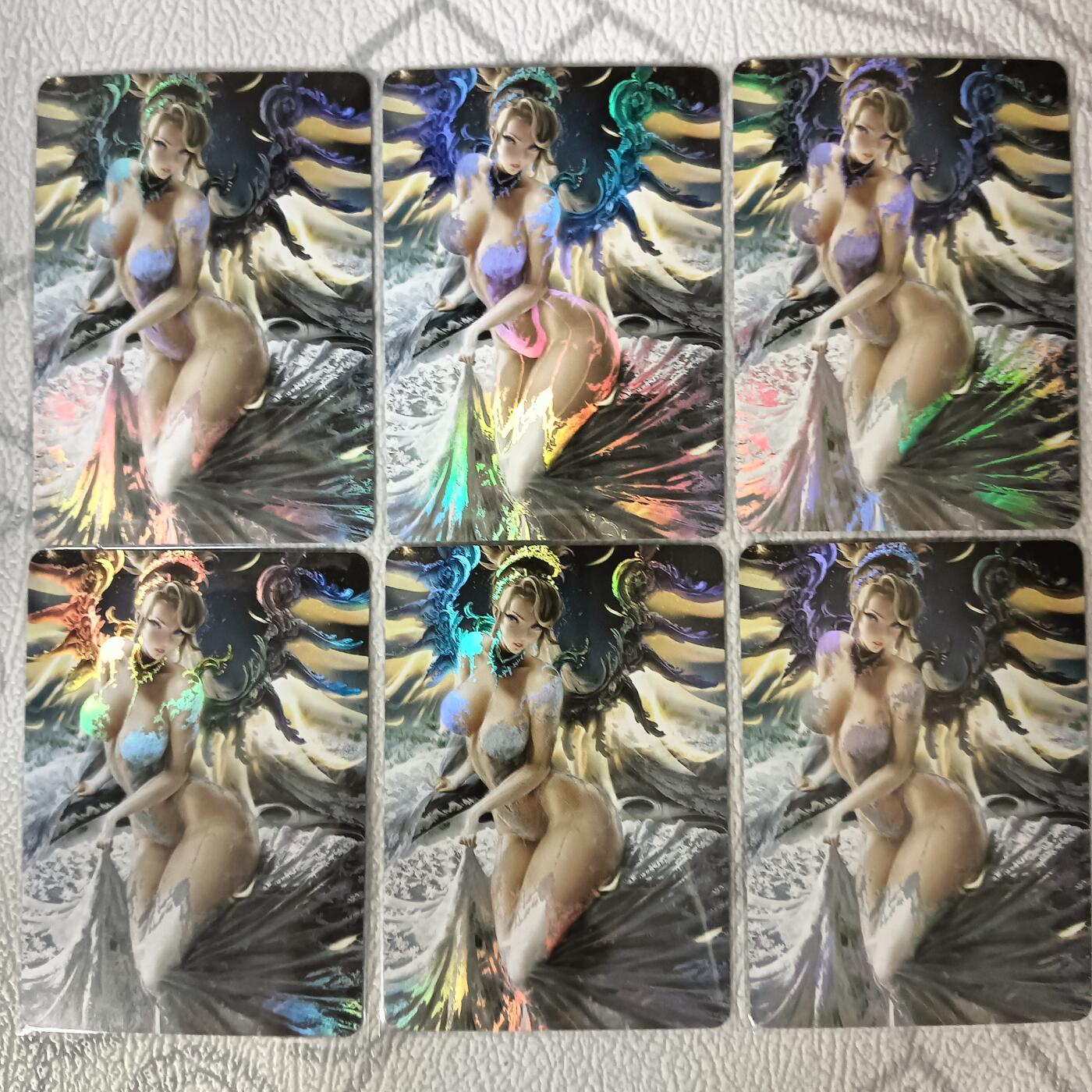 花开卡拍第34期（8月17号周日截拍，品控勿拍!!!拍品不寄存，运费5元，自制卡难免瑕疵，可能存在轻微撞角爆边等出厂瑕疵，品控介意勿拍！）