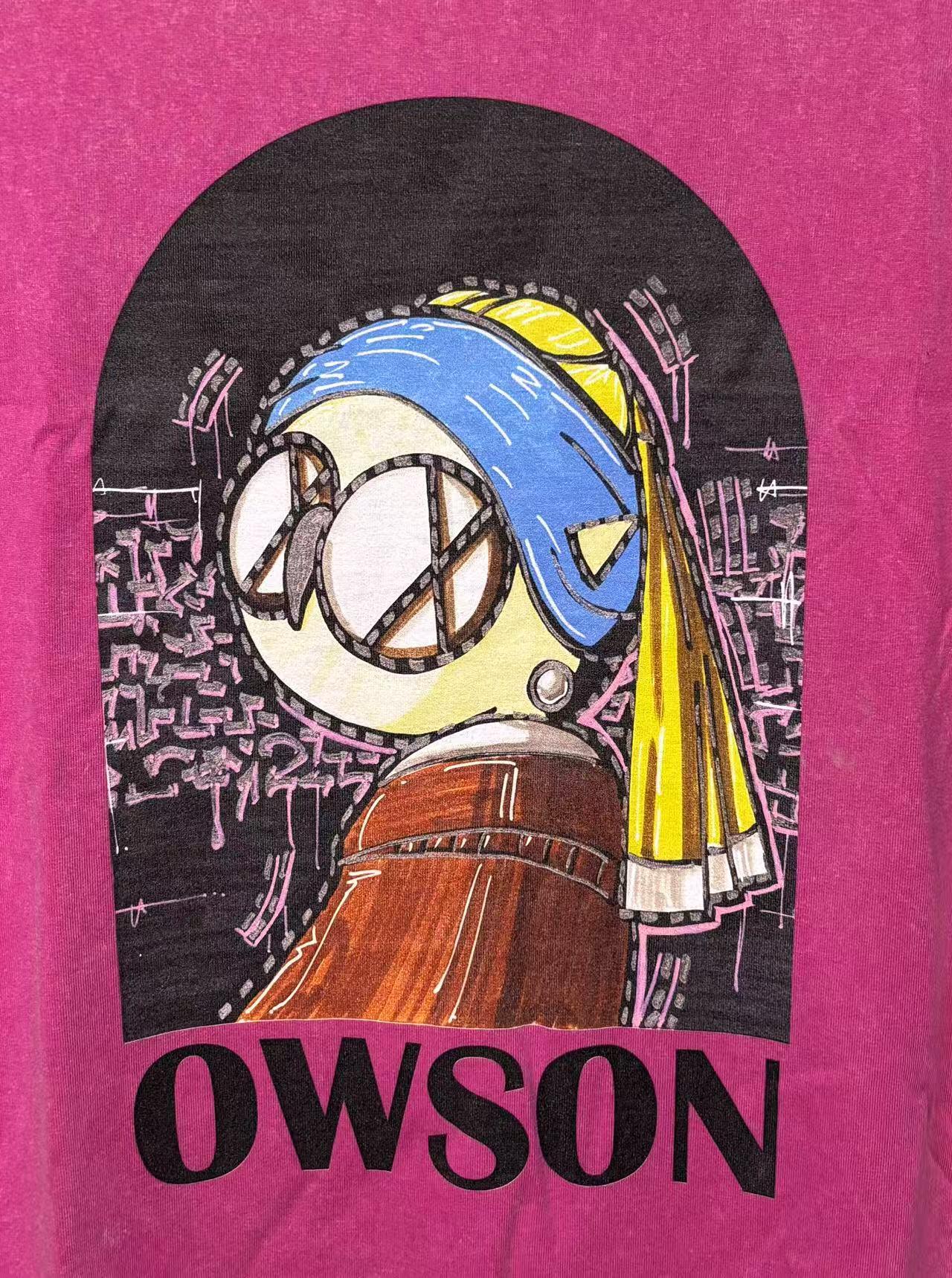 零元拍：艺术家 WAIWAI  OWSON 品牌260克重磅潮流Oversize T恤L码拍品为L码，颜色以实物为准