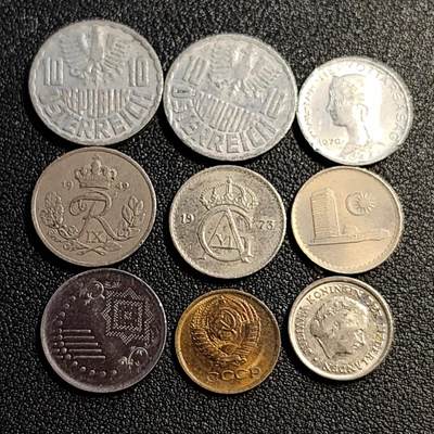 泉币菌-第81场-精品福利场 散币 9枚