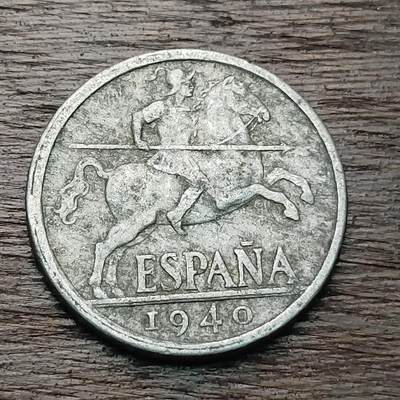 【铜匠收藏】★第127场★散币场，无佣金，30包邮。不满30元，支付5元运费。《接受代拍 代送NGC评级》 - 西班牙 10分 1940年 骑士 铝币