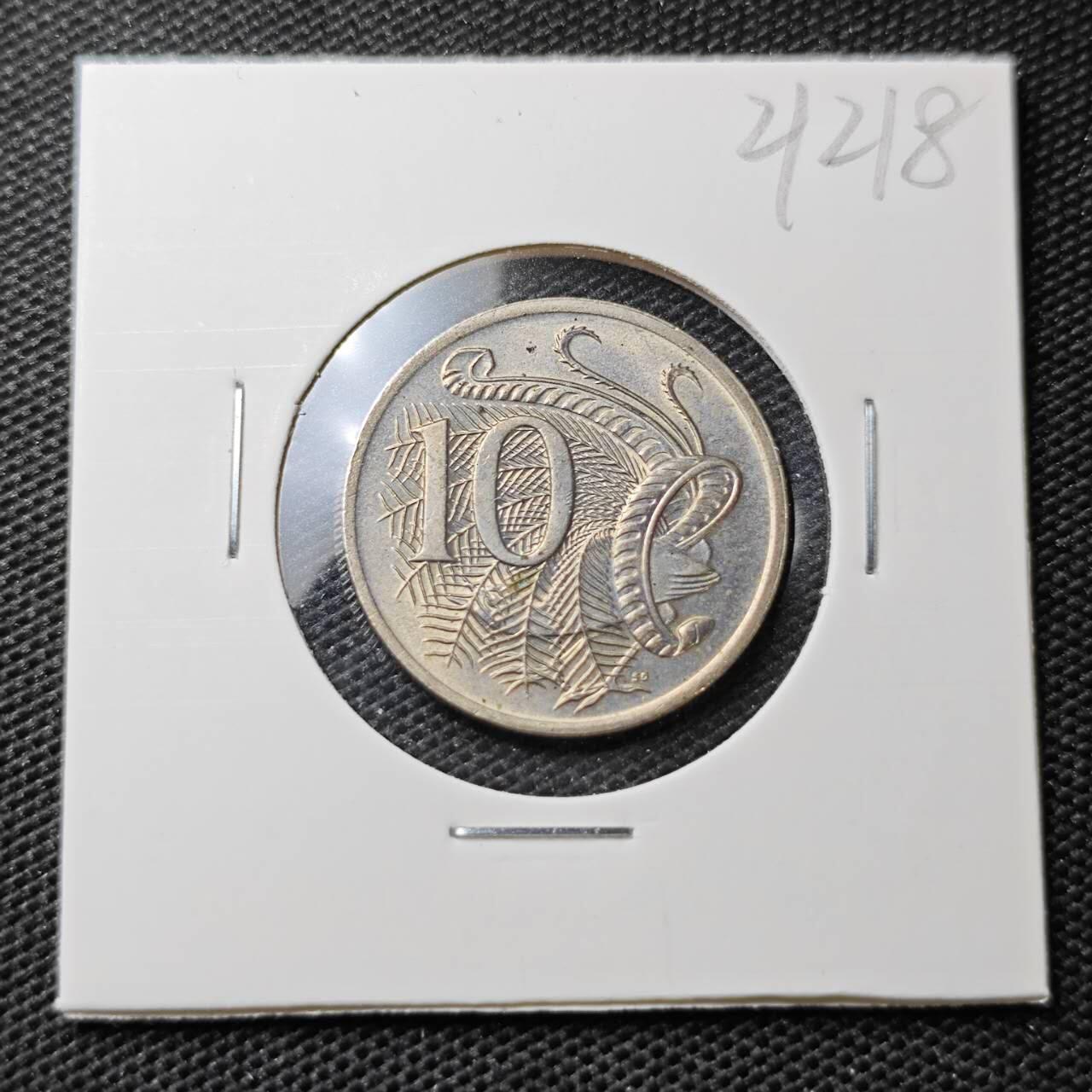 KK钱币收藏小铺 第321期 2月预留时间 周末发货  1983澳大利亚10分 好品