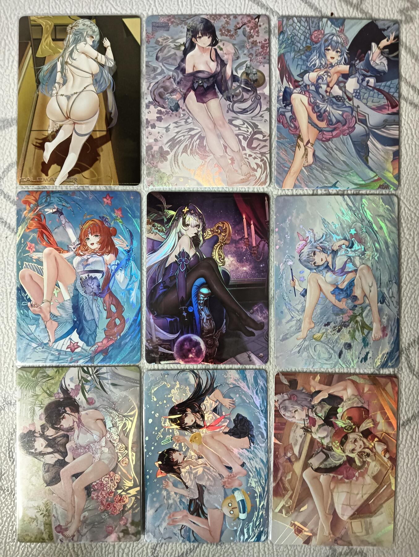 花开卡拍第34期（8月17号周日截拍，品控勿拍!!!拍品不寄存，运费5元，自制卡难免瑕疵，可能存在轻微撞角爆边等出厂瑕疵，品控介意勿拍！）
