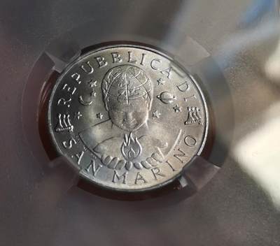 瓶子🏺第203期拍卖会  意大利2000年10里拉纪念币