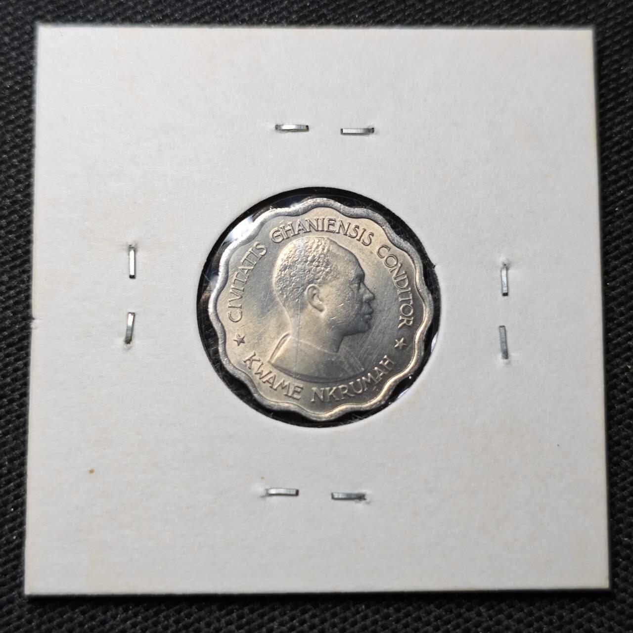 KK钱币收藏小铺 第322期 2月预留时间 周末发货 1958加纳3便士 好品