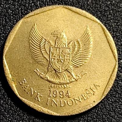 泉币菌-第81场-精品福利场 铜光美品 1994年 印尼100铜币 耕牛  直径22mm