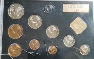 瓶子🏺第203期拍卖会  苏联1978年精制9枚套  原盒原装