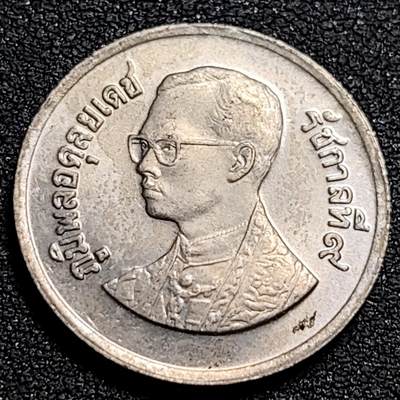 泉币菌-第81场-精品福利场 原光极美  80年代 泰国1铢 曼谷大皇宫拉玛九世25mm