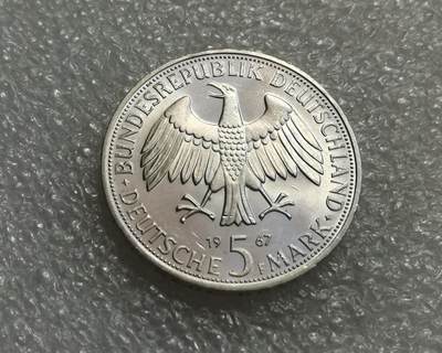 瓶子🏺第203期拍卖会  德国1967年5马克纪念银币