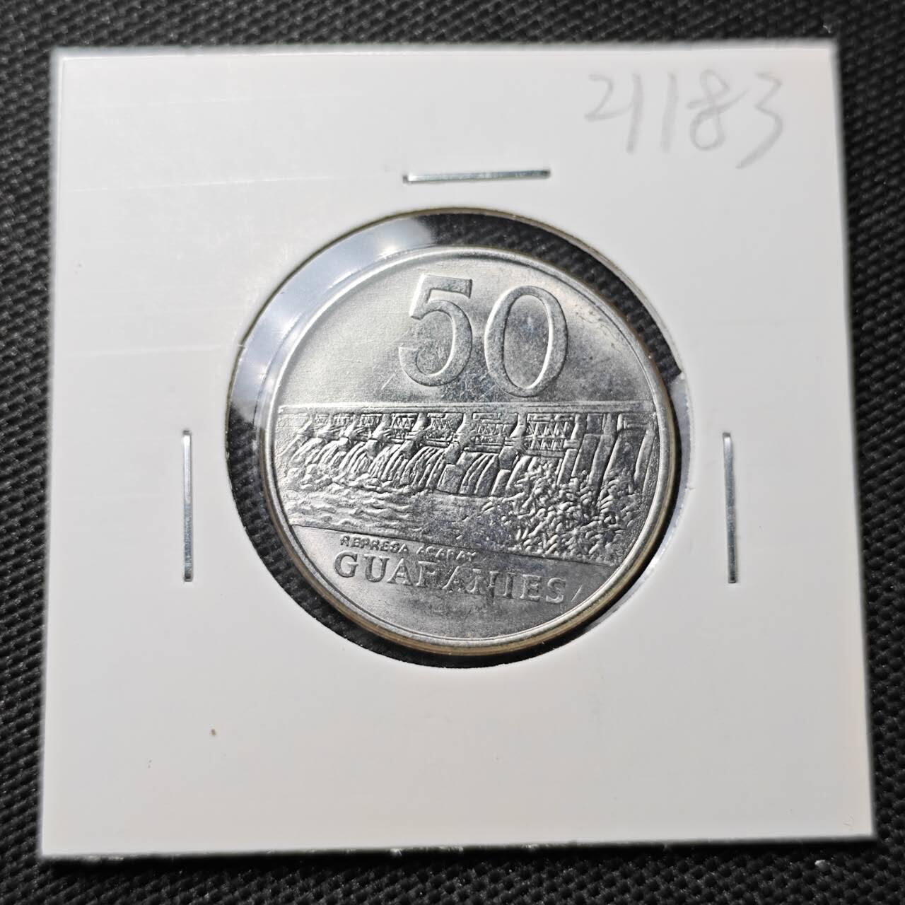 KK钱币收藏小铺 第321期 2月预留时间 周末发货  1986巴拉圭50瓜拉尼