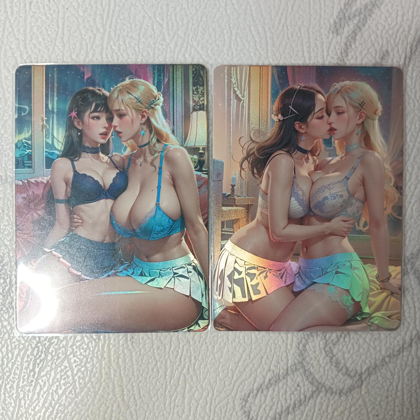 花开卡拍第34期（8月17号周日截拍，品控勿拍!!!拍品不寄存，运费5元，自制卡难免瑕疵，可能存在轻微撞角爆边等出厂瑕疵，品控介意勿拍！）