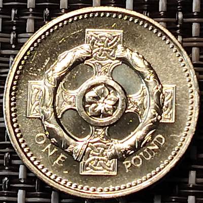 布加迪🐬～世界钱币(上海)🌾第 233 期 /  各国套币和散币 - 英国🇬🇧 1996年 1镑 原光品相