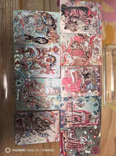 寸草不生拍卖 第五期  （8月14日结拍 无佣金 ） - 昆仑万象陈岱青曹操一生5张+孟获3张+特卡借东风1张
