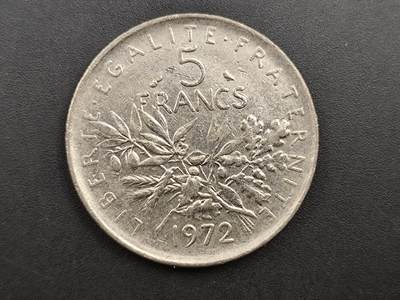 8月 散币符卡主题专场 - 法国1972年5法郎