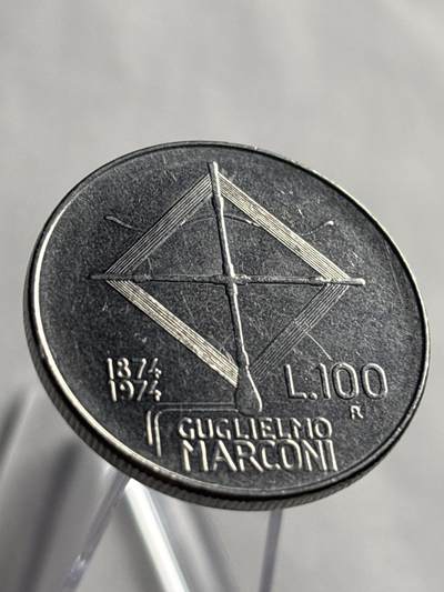 文馨钱币收藏第 266 场 - 1974 年意大利 100 里拉纪念币