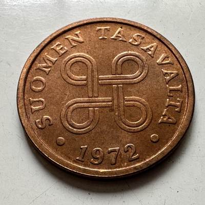🌹外币初藏🌹🐯2025年第88场  每周二四六晚8️⃣点 接代拍 - 芬兰1972年五芬尼