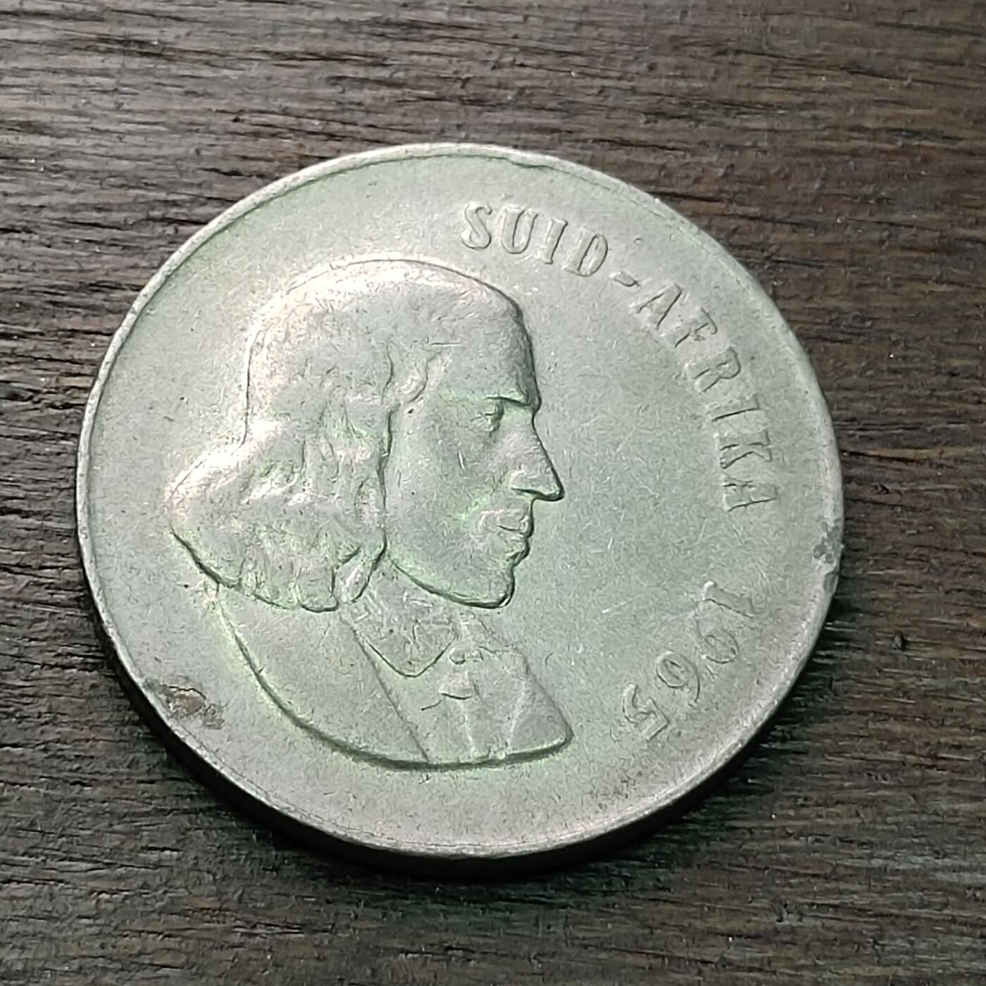 【铜匠收藏】★第128场★散币场，无佣金，30包邮。不满30元，支付5元运费。《接受代拍 代送NGC评级》 南非 1965年 20分