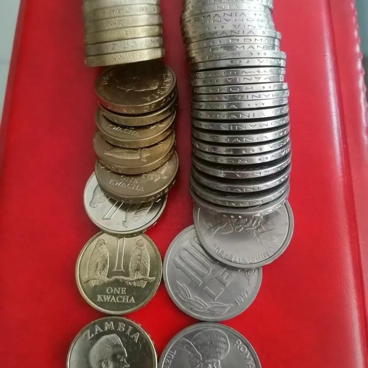 1989年 赞比亚 1克瓦查 加厚铜币 靓品 特价